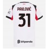 AC Milan Strahinja Pavlovic #31 Bortedrakt Kvinner 2025-26 Kortermet